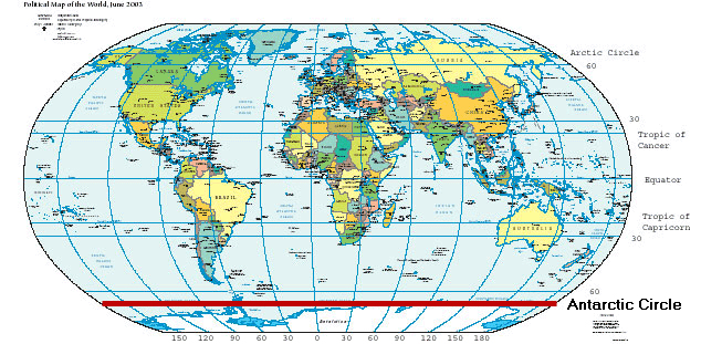 The Antarctic Circle - and other things 