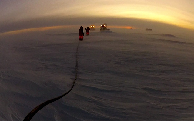 Longest Winch in Polar History? A video