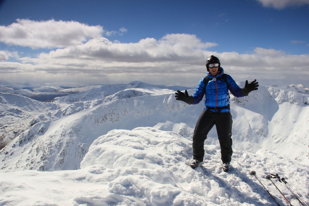 Tris Kaye in Glen Coe