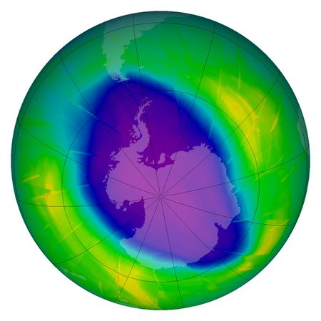 Ozone hole (Source National Geographic)