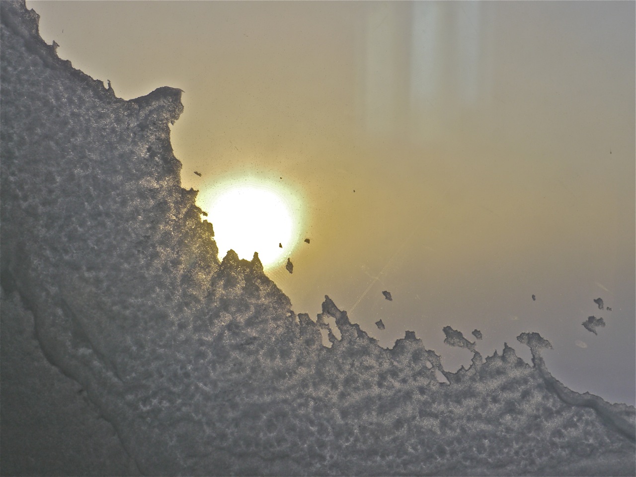 Sun and ice - by Brian Newham
