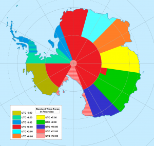 Antarctica - Time Zones