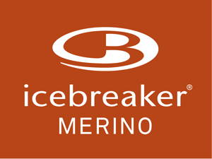 Icebreaker White Logo on Copper SPOT